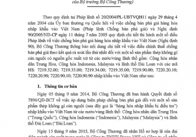 Việt Nam tiếp tục áp thuế chống bán phá giá inox